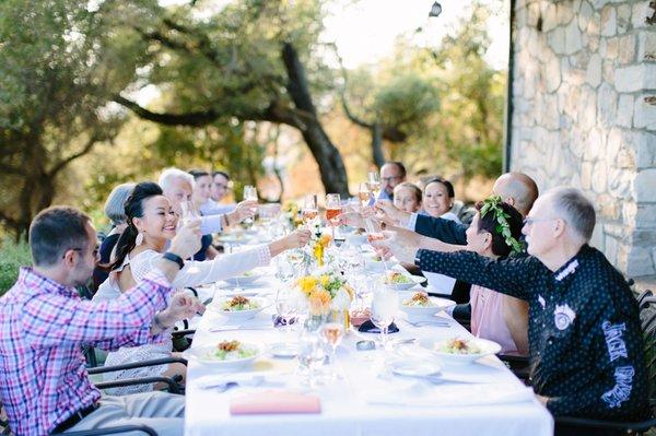 An Intimate celebration in Sonoma, September 2016. Megan Clouse Photography