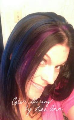 Color slicing by Dee Ann