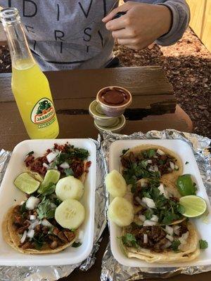 $1 tacos with $2 Jarritos