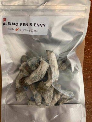 Shrooms 
Albino penis envy