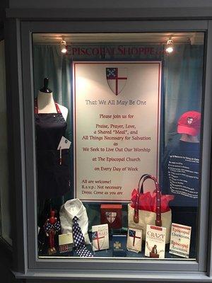 Episcopal Shoppe window