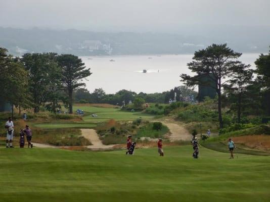 Golf at a world class Southampton golf course, Sebonack, overlooking Peconic Bay just like the ladies of the LPGA.