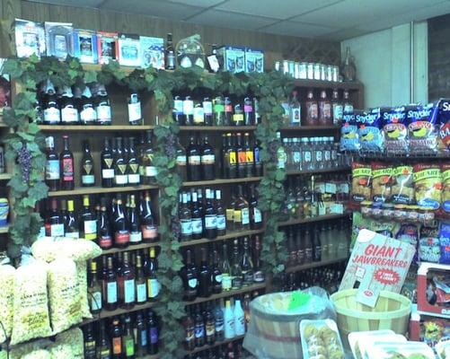 Wine wall in-store