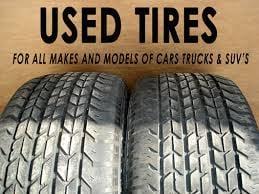 Carry Large selection of used tires of all makes and models