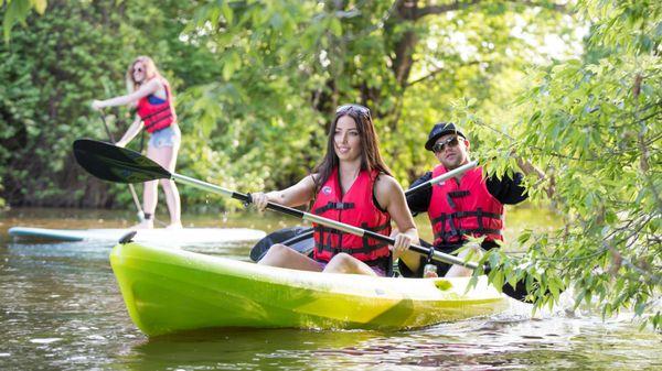 Kayaking with Third Coast Paddling at the Galien River in New Buffalo