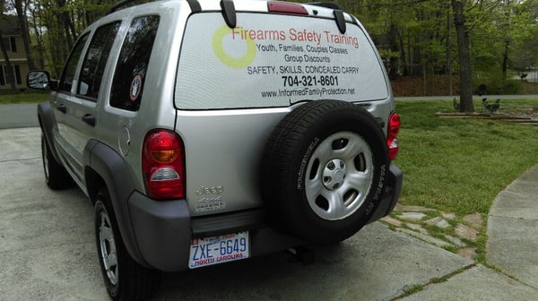 Mobile advertising... if you see me in your neighborhood you are in my target area. Give me a call 704-953-0185.