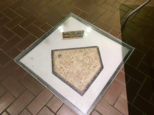 Home plate is actually in the building across the street. I included it for those who are interested.