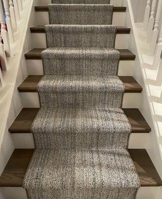 We can make custom stair runners out of any of our carpets to give you just the look you want!