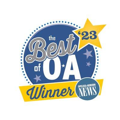 Voted Best Dentist in Auburn, Opelika by OA News