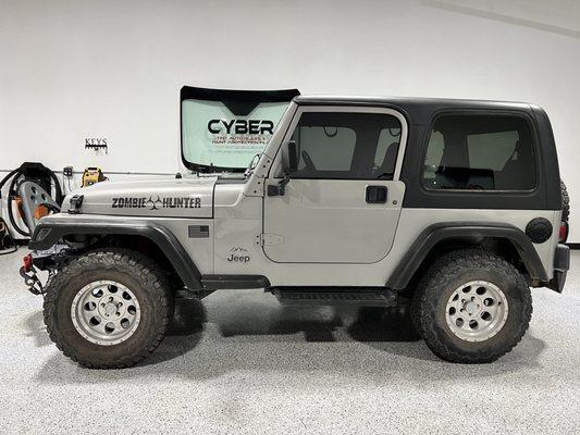 2001 Jeep Wrangler - Full Carbon Window Tint