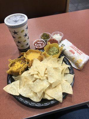 Mexidips & Chips Combo w/ Muchaco & Small Drink