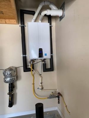 Tankless water heater (Navien)