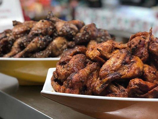 sesame ginger honey wings