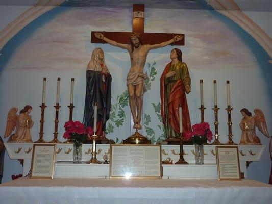 Main Altar Crucifixion Scene