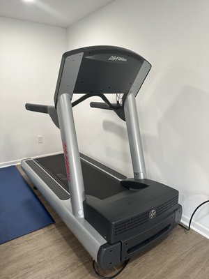 Life Fitness Treadmill Installed