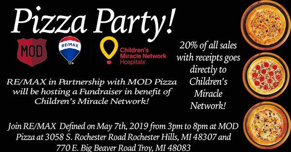 Join as for a fantastic cause on May 7th and support the Children's Miracle Network! #donate #charity