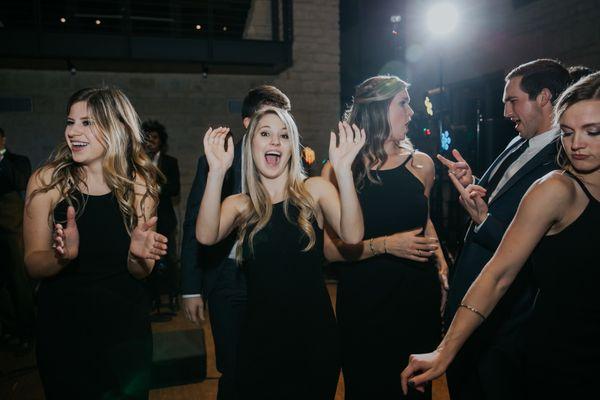 We get them dancing!  Photo: Amanda Pomilla Photography