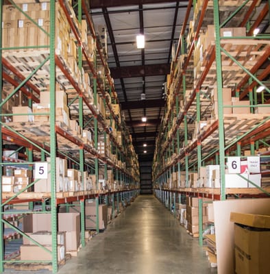 We pride ourselves on a clean & organized warehouse.