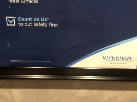 "Count on Wyndham to Put Safety First!" HA!