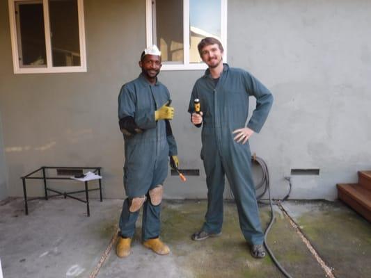 Just two guys hanging out in our crawl suites.