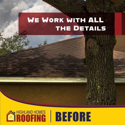 Disintegrating Duplex Roofs is no problem for Highland Homes Roofing! Call today at 7723881411