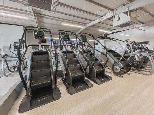 Stair Climbers and Cardio Floor