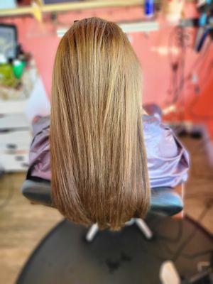 Highlights, Balayage babylights, get your new blonde hair today.