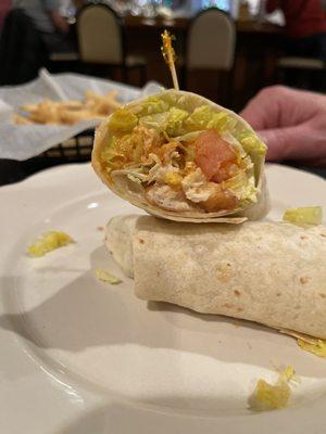 Buffalo chicken wrap