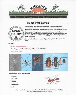 Home pest control