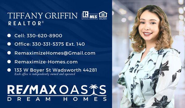 Tiffany Griffin - RE/MAX Oasis Dream Homes