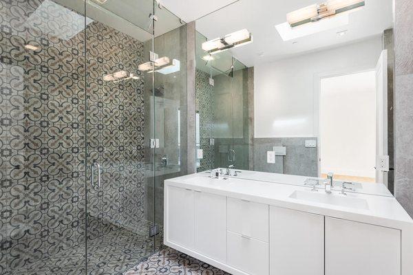 New bathroom finished with Spanish tile!