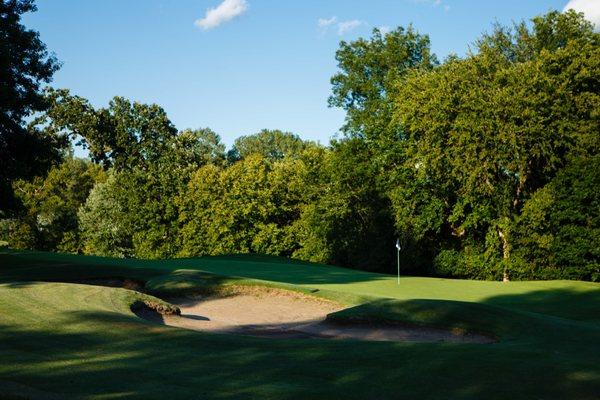 Hole #1 Green on the River Course