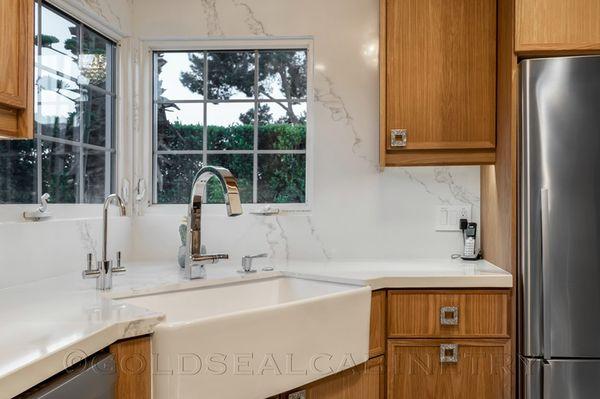 Calcata Backslpash on this beautiful Palm Springs Kitchen.