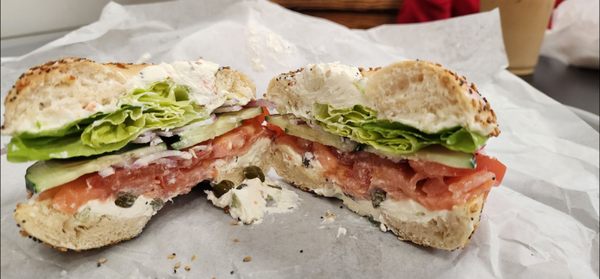 Lox bagel