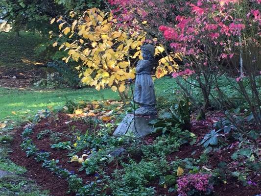 One of the gardens in the Orchard of Shoreline UU Church