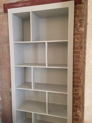 Custom built-in book shelf