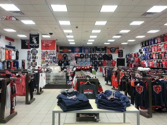 Inside Clark Street Sports Oak Brook Location