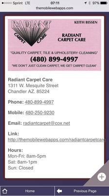 Radiant Carpet Care