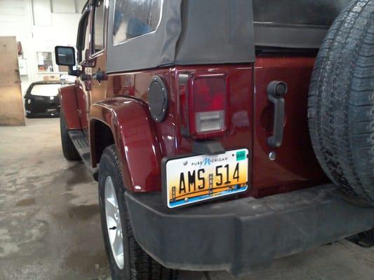 08 Jeep Wrangle after