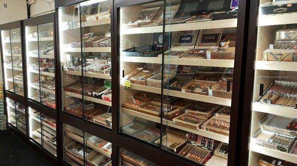 New Visible Humidor with over 600+ types of Premium Cigars..