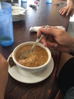 Seafood Gumbo. Very tasty and hearty