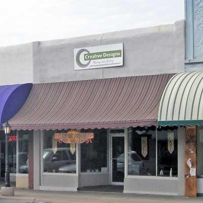 Storefront of Creatve Designs.