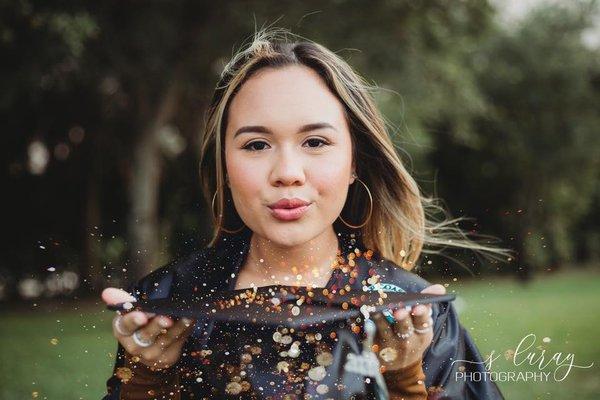 Graduation portrait session