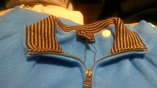 A nice sweater ruined by this hideous collar.