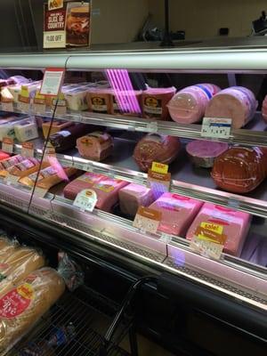 Meat case at Giant Eagle on W. Broad St.