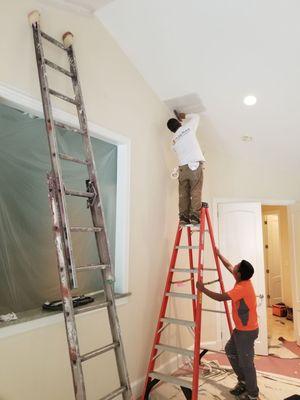 Drywall repair and paint