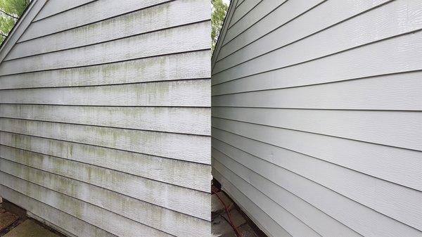 Siding washing