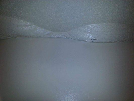 Ceiling caving in