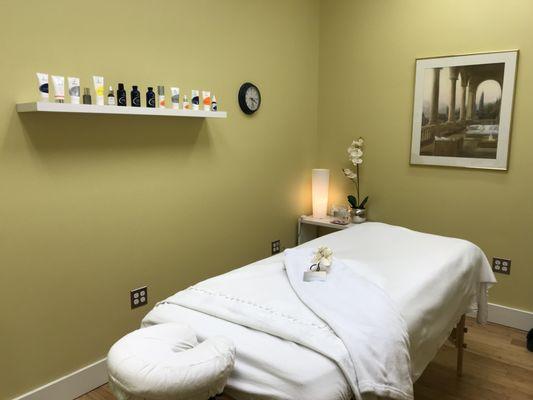 Treatment Room at the Shelburne Athletic Club's Wellness Center