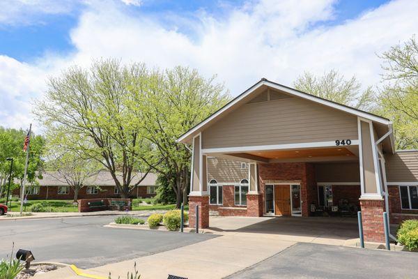 Exterior of Columbine West Health & Rehab.